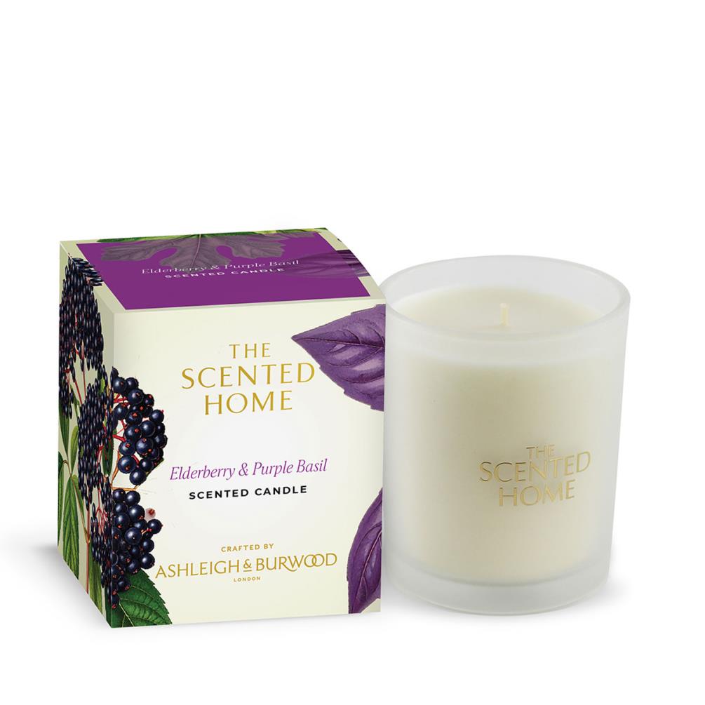 Ashleigh & Burwood Elderberry & Purple Basil Scented Candle £10.79